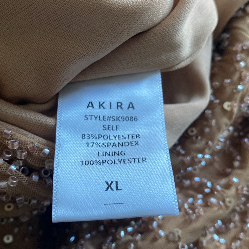 NWT EVENING DRESS STAR OF THE SHOW EMBELLISHED AKIRA MAXI DRESS size XL - Picture 14 of 16